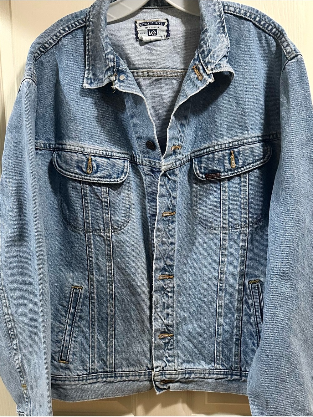 Vintage Lee Riders blue denim trucker jacket